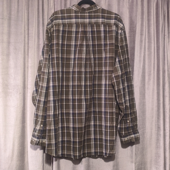 U.S. Polo Assn. 🏇 Green & Blue Plaid Shirt - Picture 2 of 3